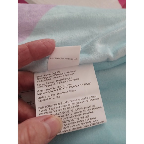 Squishmallows Snuggle Throw Blanket Super Soft, 50 x 70 Inches Pink Blue Purple - Picture 3 of 6